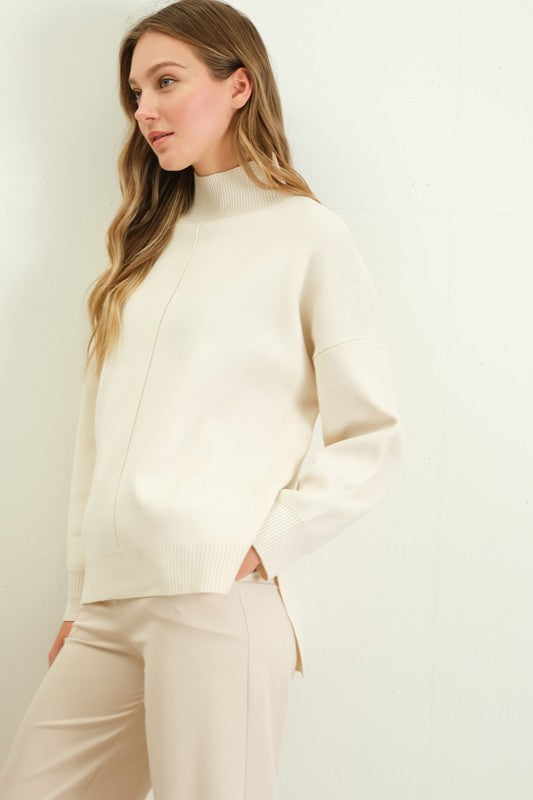 Onyx Mock Neck Sweater Online