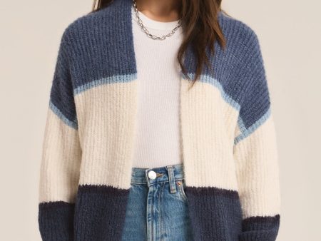 Jones Stripe Cardigan For Cheap