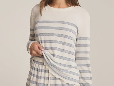 Hometown Stripe LS Top Online Sale