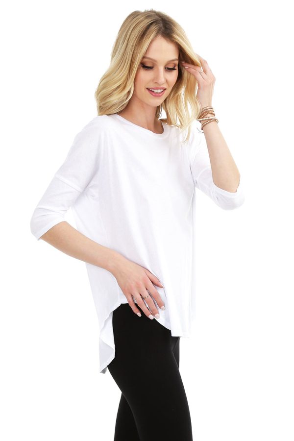 Sleeve Drop Shoulder Top Fashion