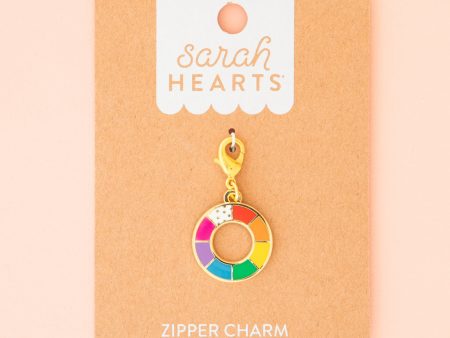 Sarah Hearts - Color Wheel Zipper Charm Fashion