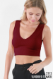 NS7829 Plunge V Neck Crop For Sale