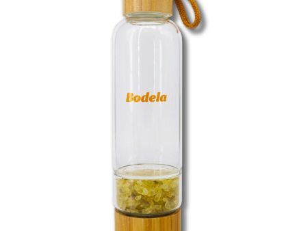 Citrine Glass Water Bottle Fashion