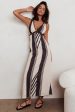 Xanthi V-neck Maxi Dress Hot on Sale