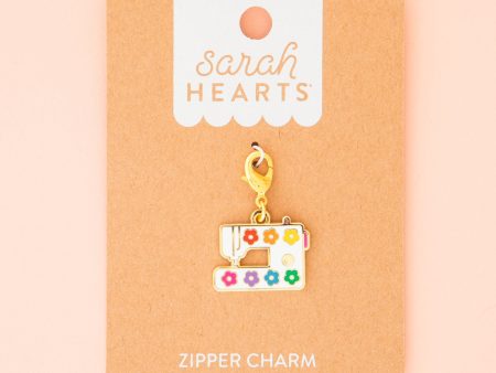 Sarah Hearts - Sewing Machine Zipper Charm Online