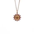 Be Passionate - Rose Gold & Pink Sapphires, Bee-Inspired Pendant & Necklace For Sale