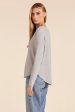 BOATNECK TEE WITH SEAM DETAIL Cheap