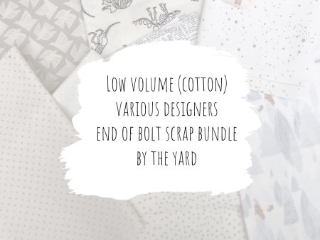 Low Volume - Cotton End of Bolt Scrap Bundle (By the Yard) Online Sale