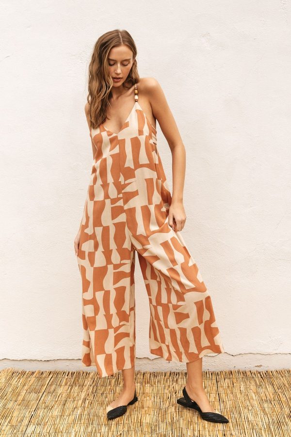 Camel Jumpsuit Online Sale