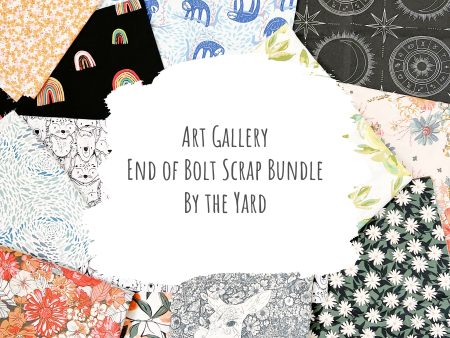 Art Gallery Fabrics - End of Bolt Scrap Bundle (By the Yard) on Sale