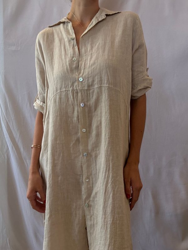 Flounder Linen Dress For Sale