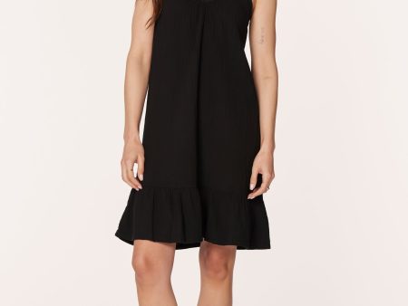 V-NECK RUFFLE DRESS Supply