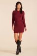 CREWNECK SIDE SHIRRED DRESS Sale