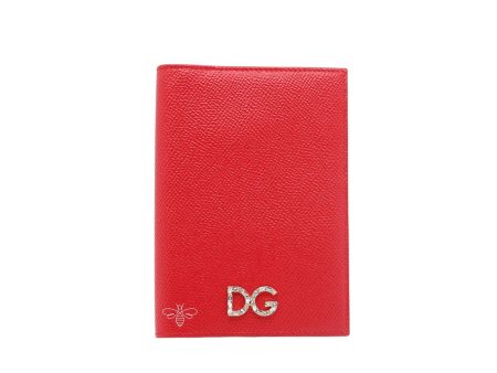 Dolce & Gabbana Red Dauphine Leather Bifold Wallet Online now