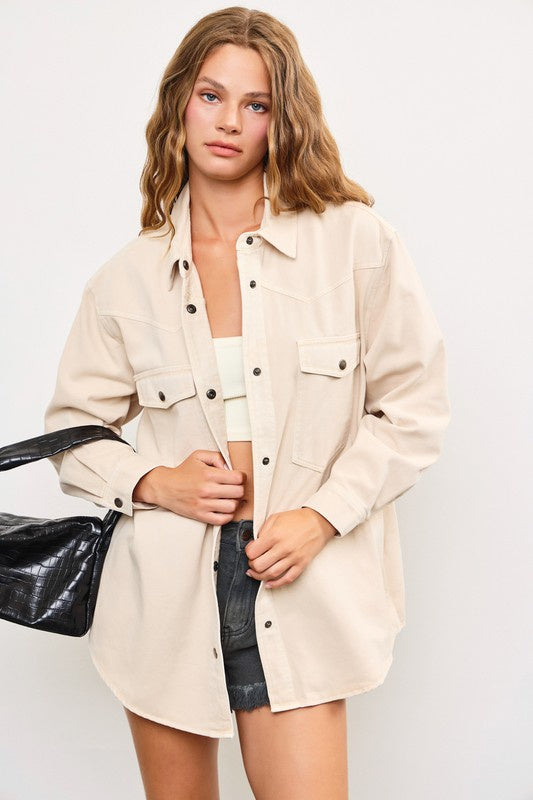 Fez Flap Pocket Jacket Online Sale