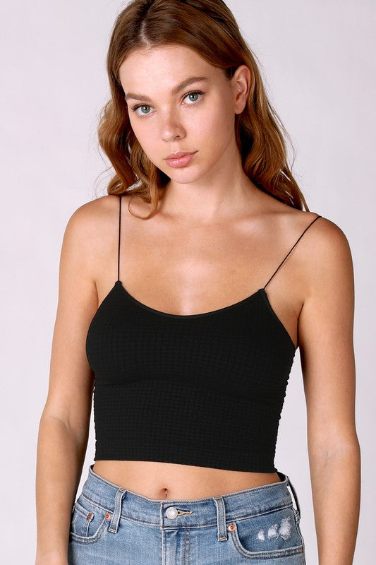 Waffle Knit Crop Online