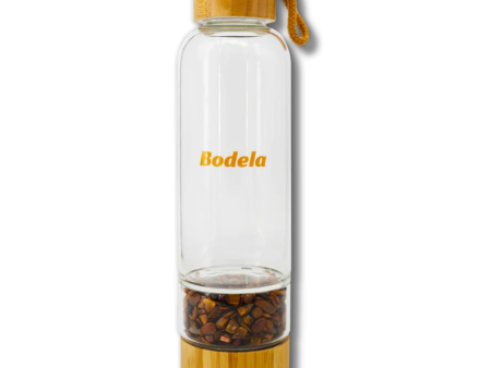 Tiger Eye Glass Water Bottle Discount