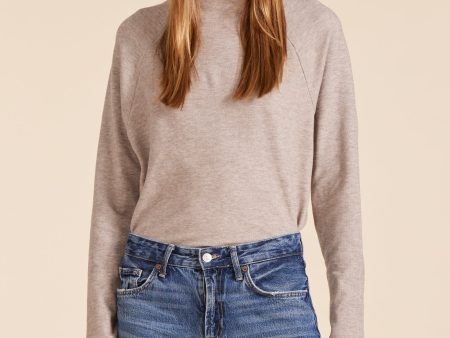 RAGLAN MOCK NECK TOP Online