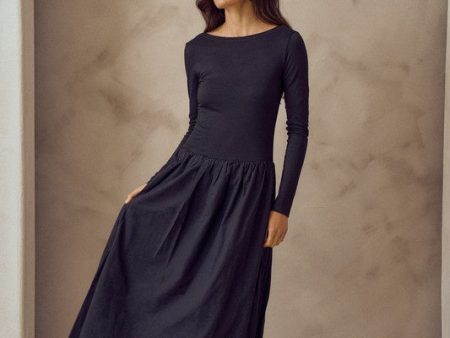 Yuko Drop Waist Maxi Dress Hot on Sale