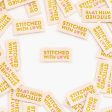 Woven Sew-In Labels - Stitched With Love (pack of 8) Online Sale