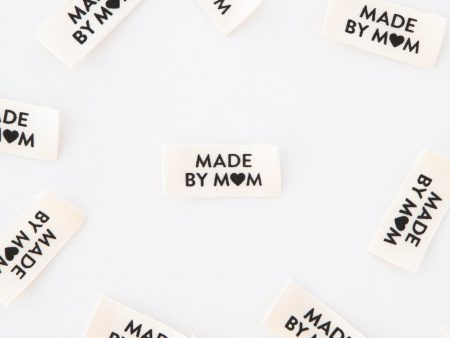 Woven Sew-In Labels - Made by Mom Organic Cotton (pack of 8) on Sale