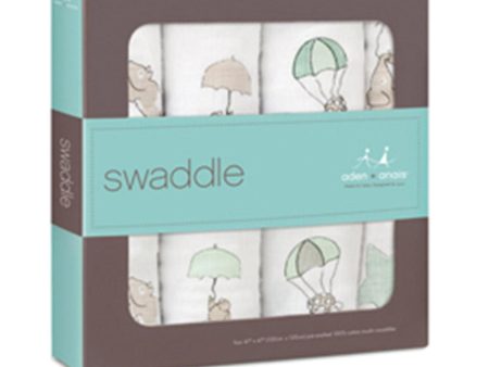 swaddles aden anais up up and away  set de 4 Hot on Sale