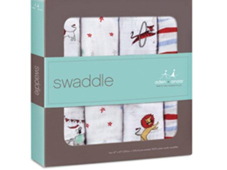 swaddles aden anais circo  set de 4 For Cheap